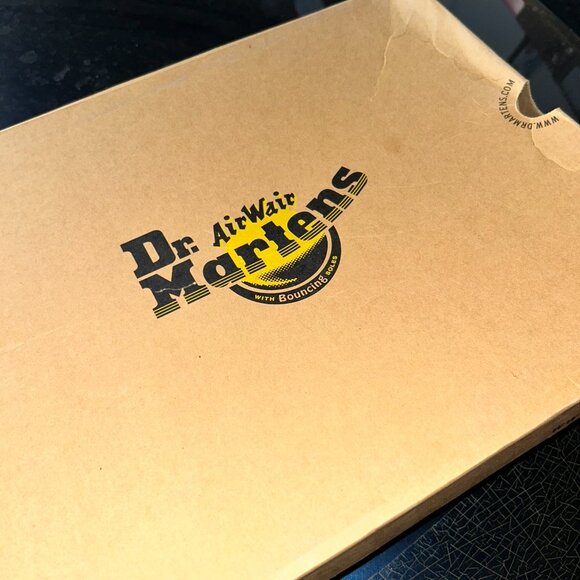 DR. MARTENS Ryan 10-Eyelet Leather Boots MEN US Size 10 New IN BOX - Picture 8 of 8